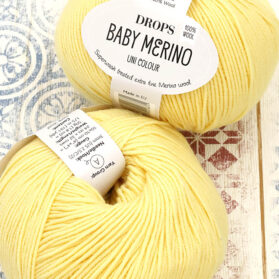 DROPS Baby Merino (04) żółty