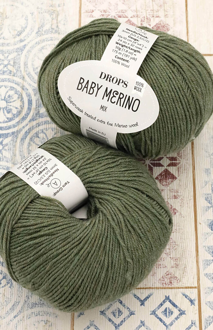 DROPS Baby Merino (38) mix oliwka