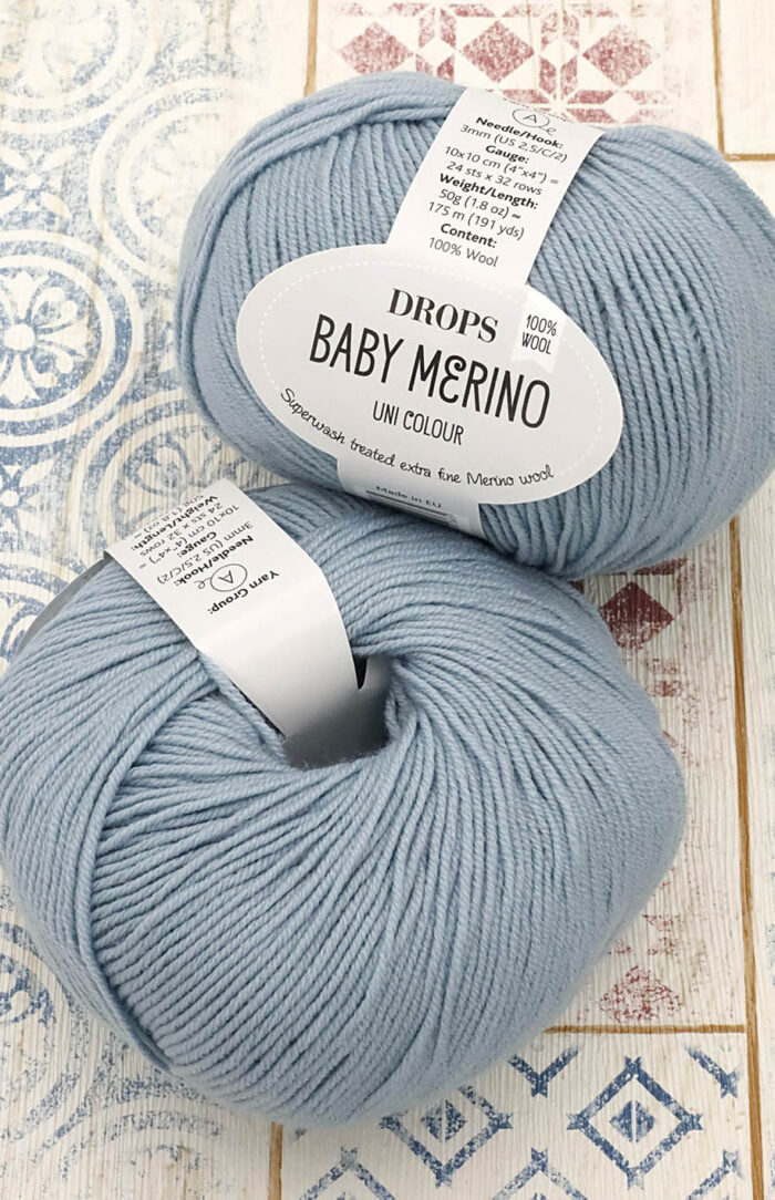 DROPS Baby Merino (43) jasny morski