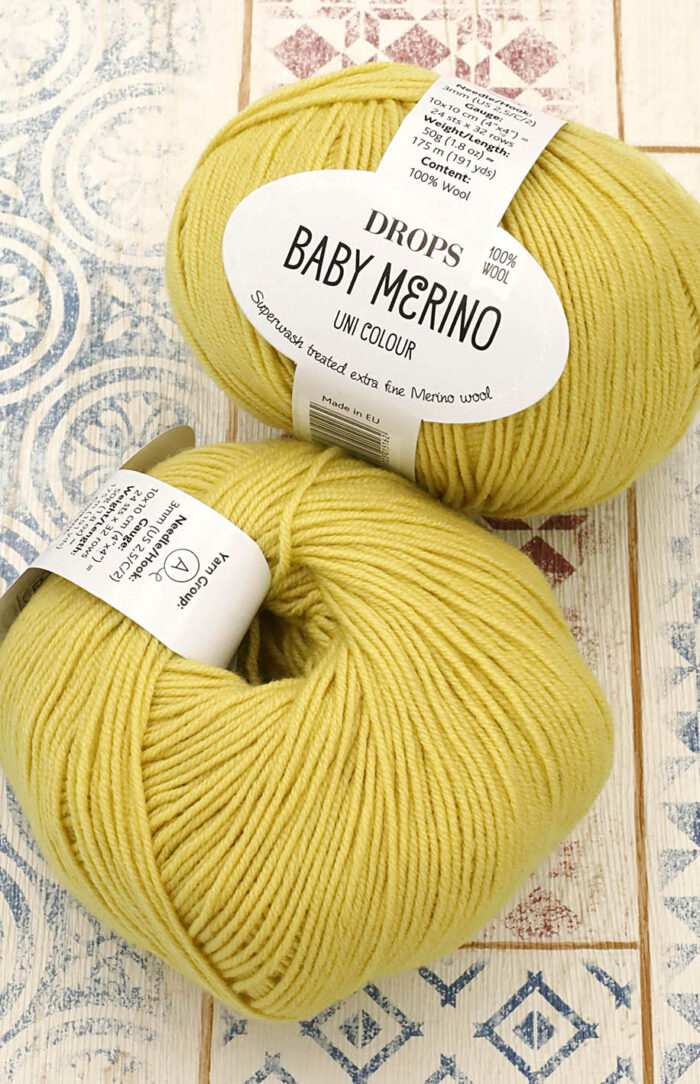 DROPS Baby Merino (45) cytrynowy