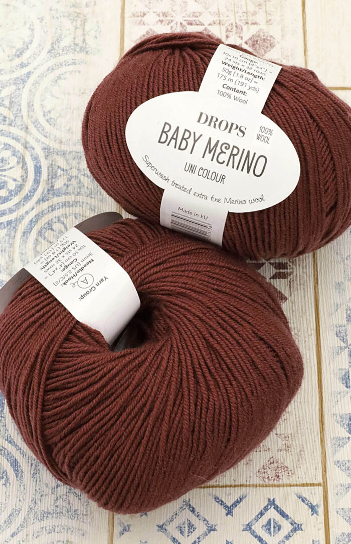 DROPS Baby Merino (51) bordowy