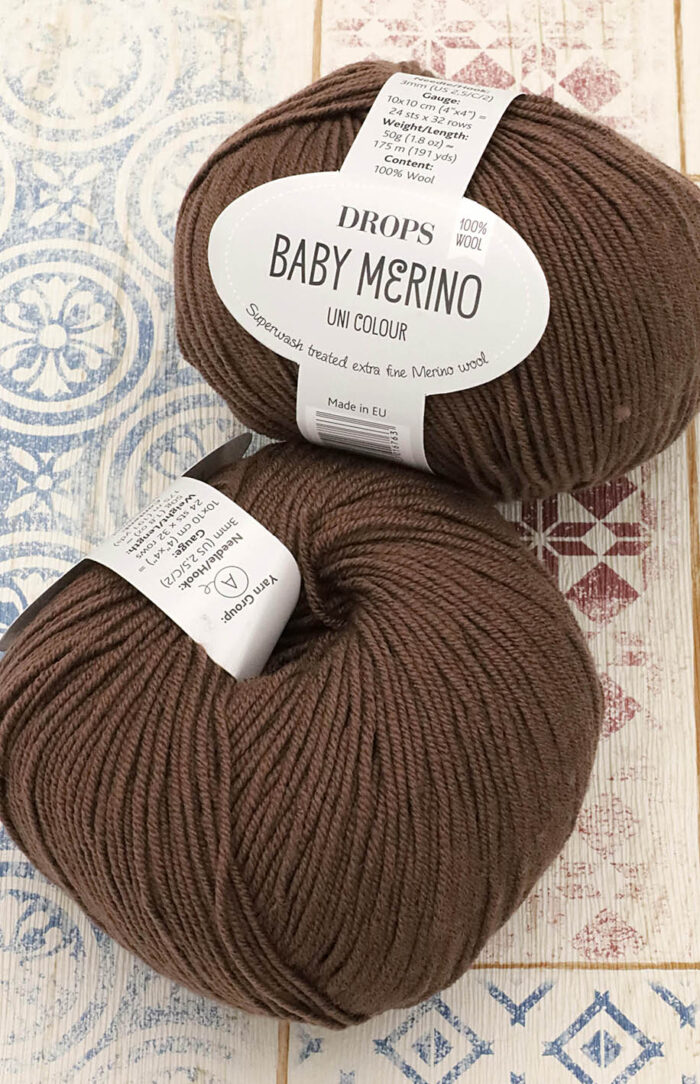 DROPS Baby Merino (52) czekolada