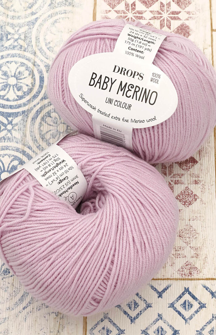 DROPS Baby Merino (54) pudrowy róż