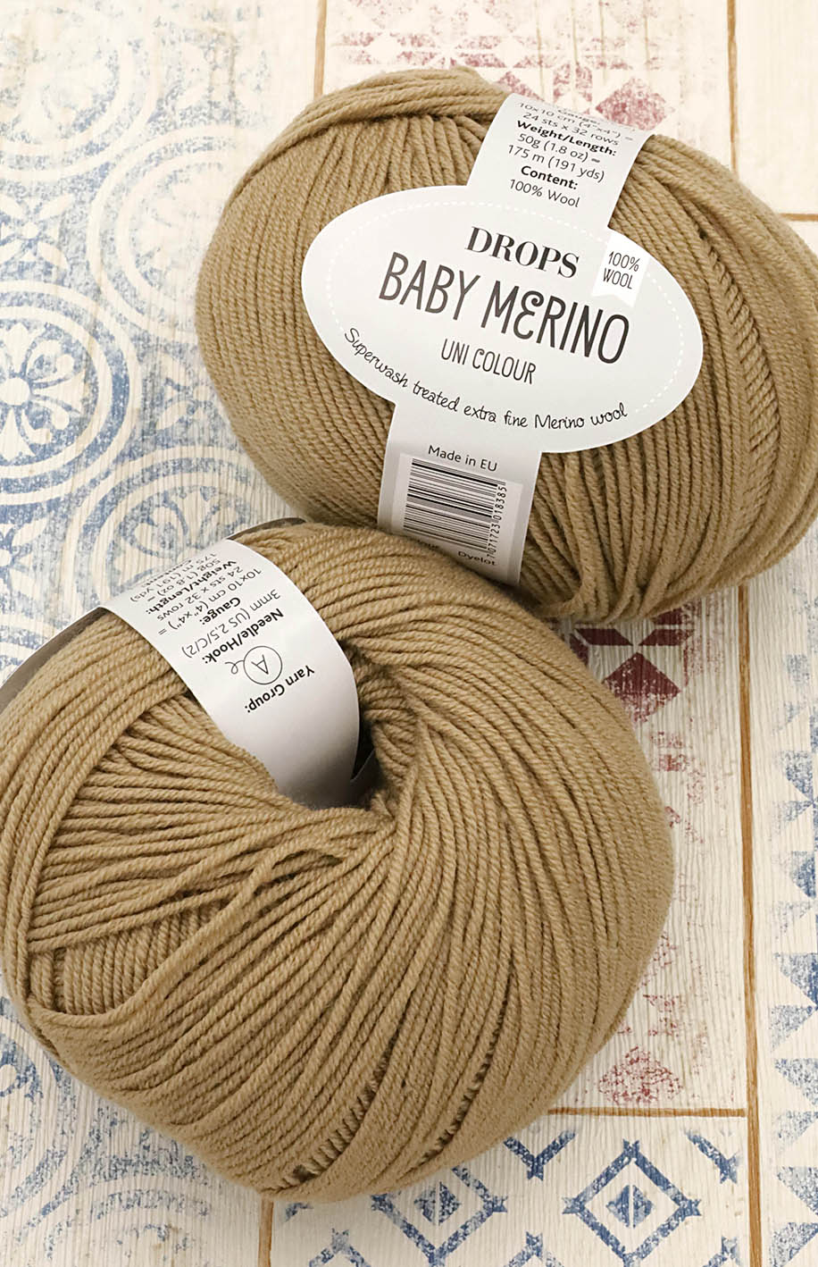 DROPS Baby Merino 55 orzech ziemny