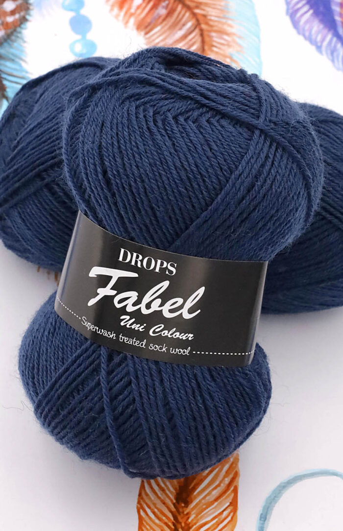 DROPS Fabel (107) niebieski