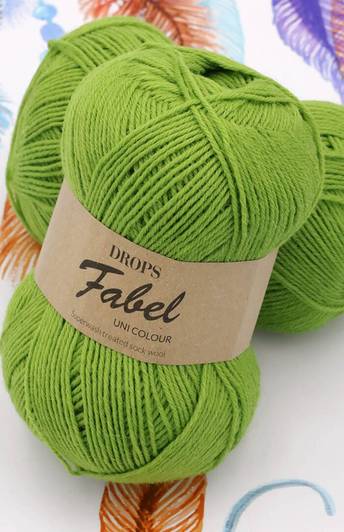 DROPS Fabel (112) zielone jabłuszko