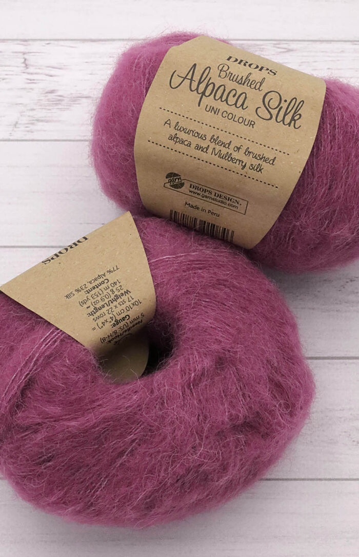 DROPS Brushed Alpaca Silk (08) wrzos