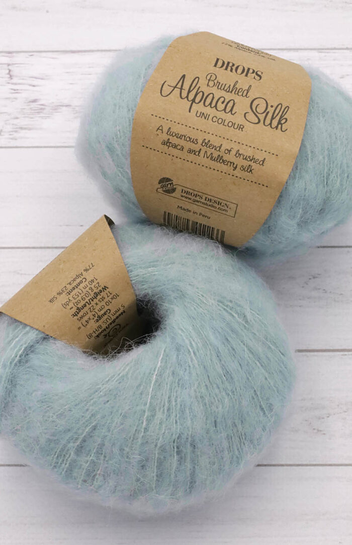 DROPS Brushed Alpaca Silk (14) poranna mgła