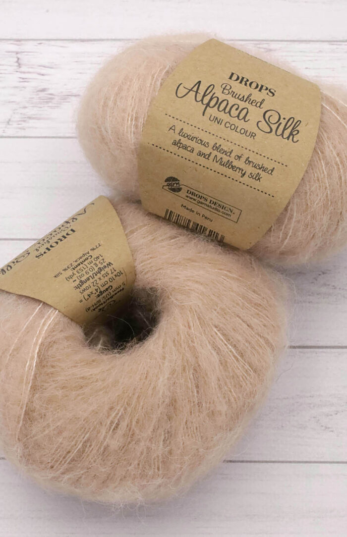 DROPS Brushed Alpaca Silk (20) piaskowy róż