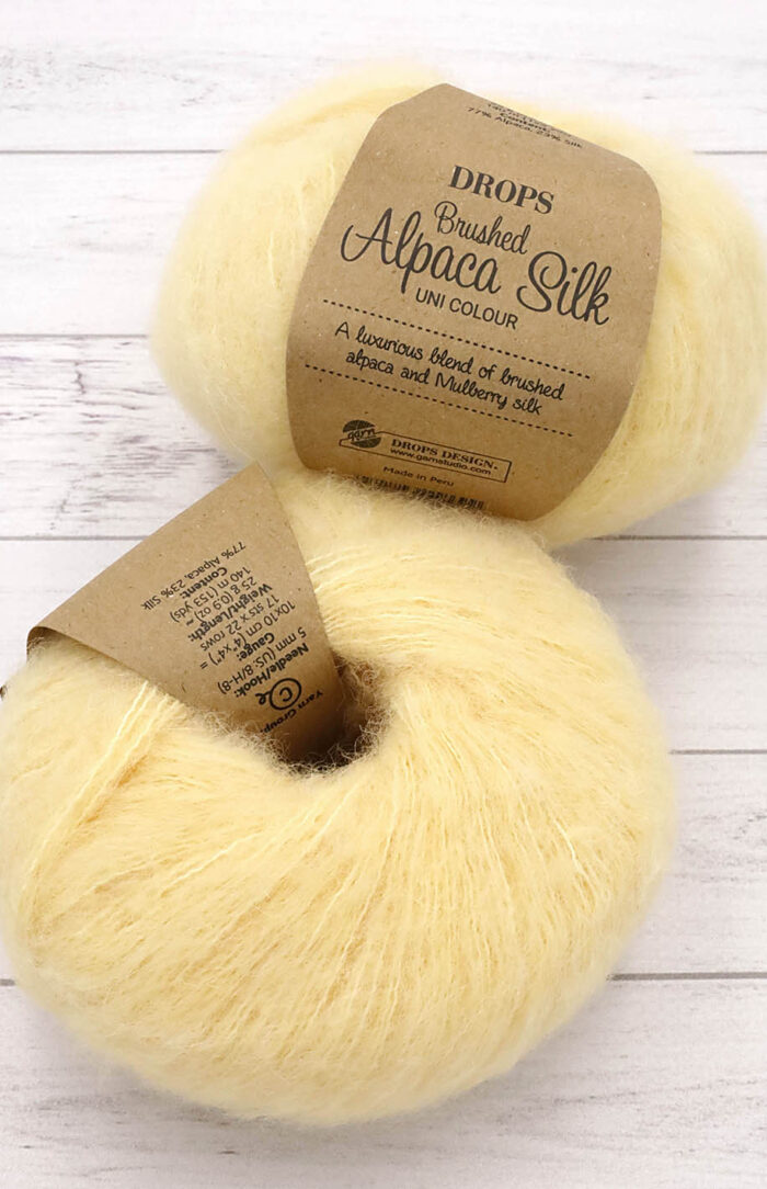 DROPS Brushed Alpaca Silk (30) żółty