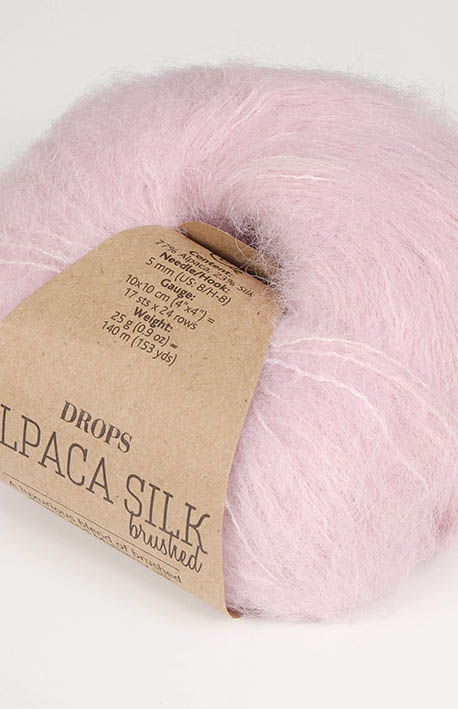 Drops Brushed Alpaca Silk 12 Pastelowy Roz Sklep Ik