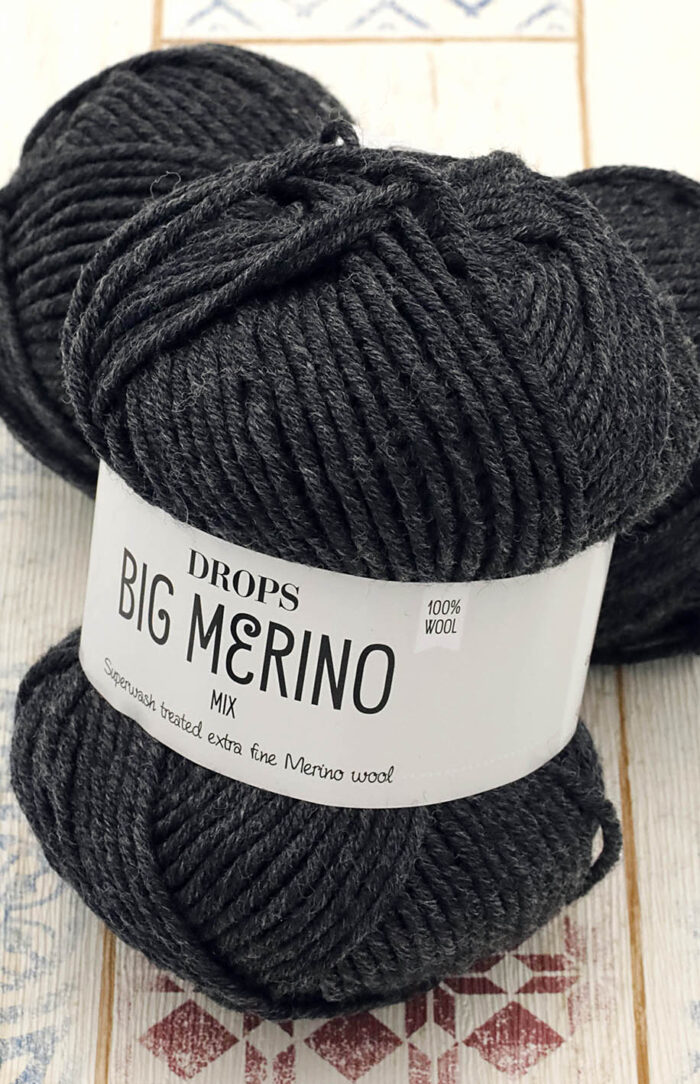 DROPS Big Merino (03) mix antracyt