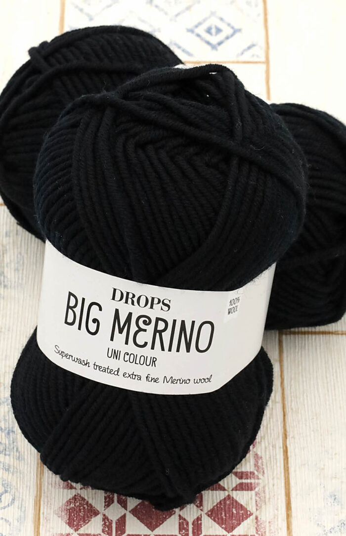 DROPS Big Merino (04) czarny