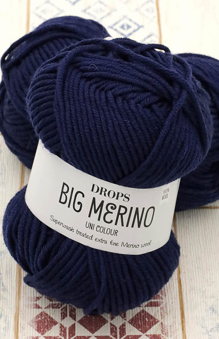 DROPS Big Merino (17) granatowy