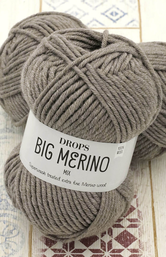 DROPS Big Merino (21) mix szaro-beżowy