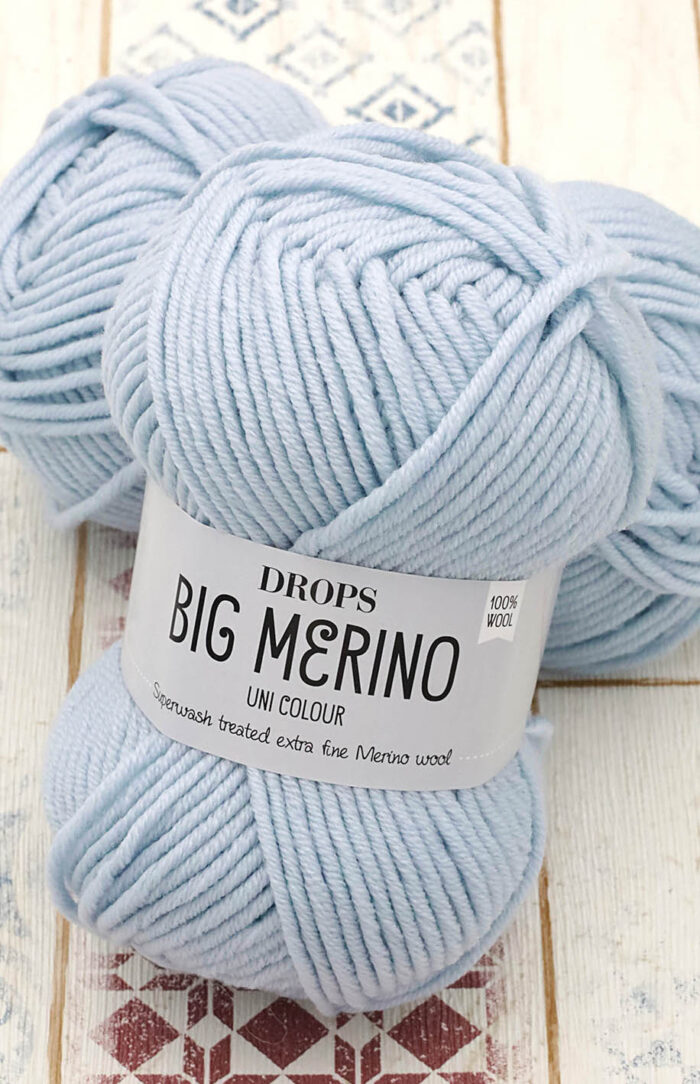 DROPS Big Merino (23) stalowy błękit