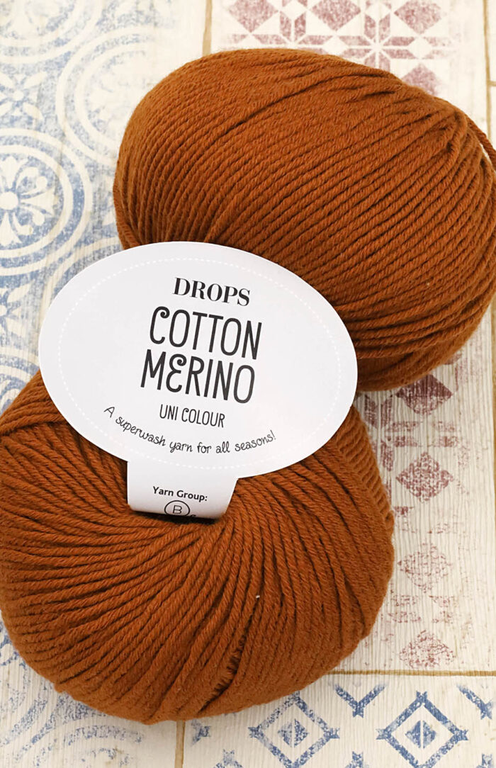 DROPS Cotton Merino (25) rdza