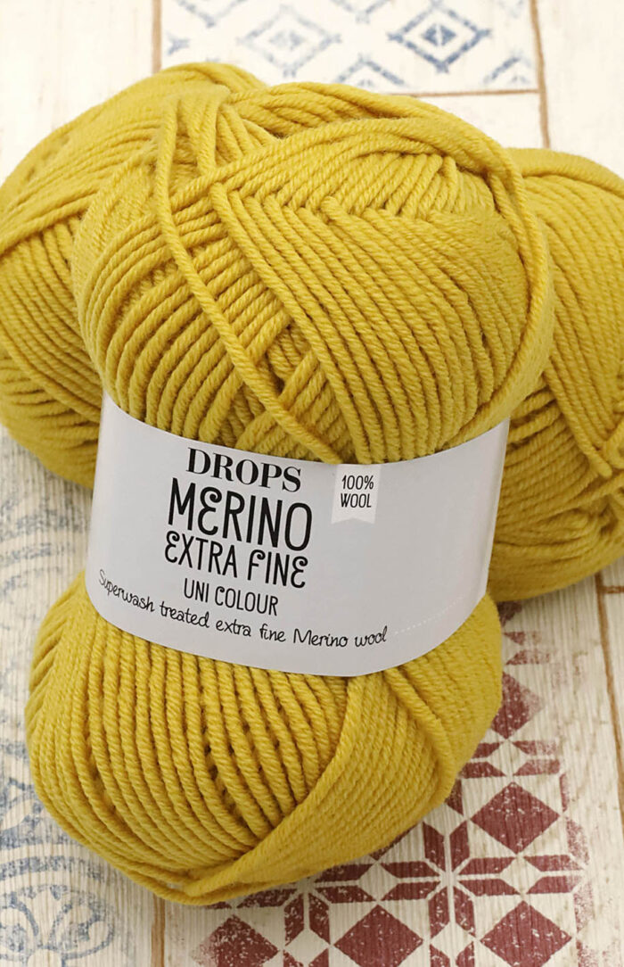 DROPS Merino Extra Fine (30) musztarda