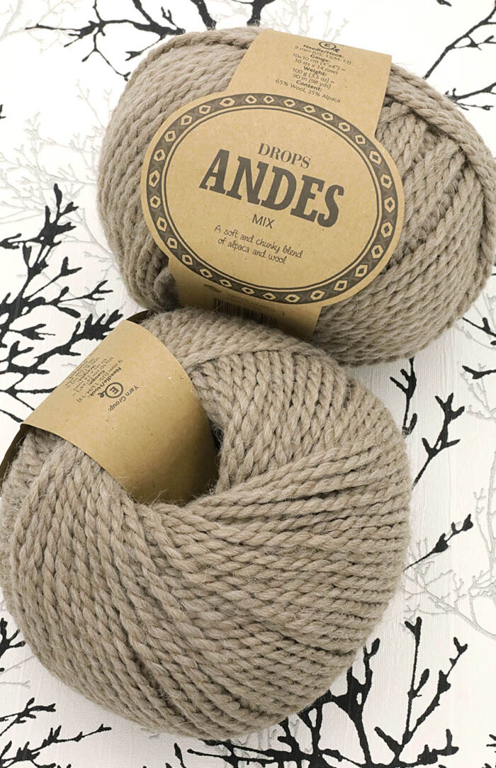 DROPS Andes (0619) mix beż
