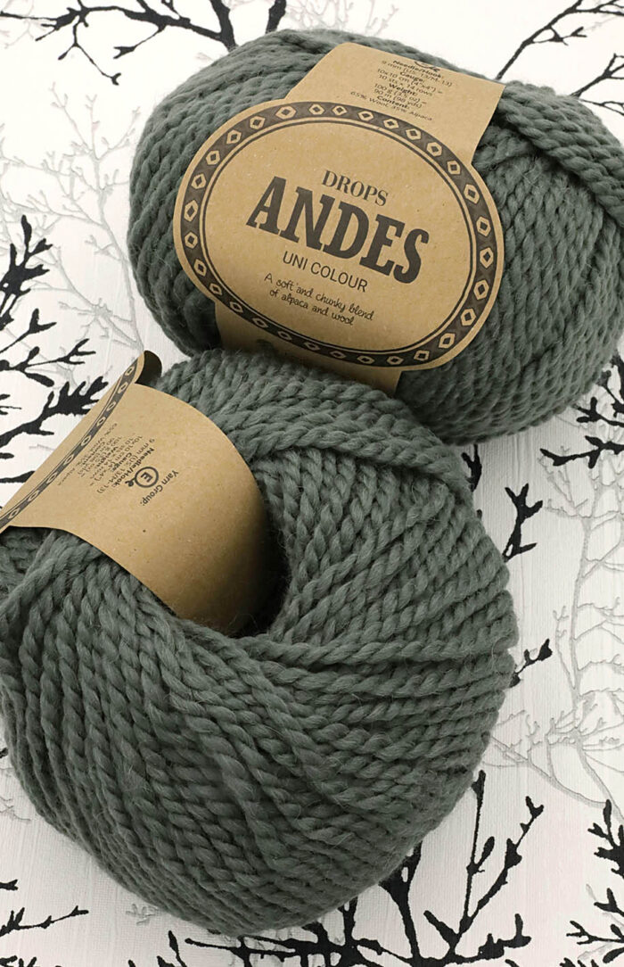 DROPS Andes (7810) zielony mech