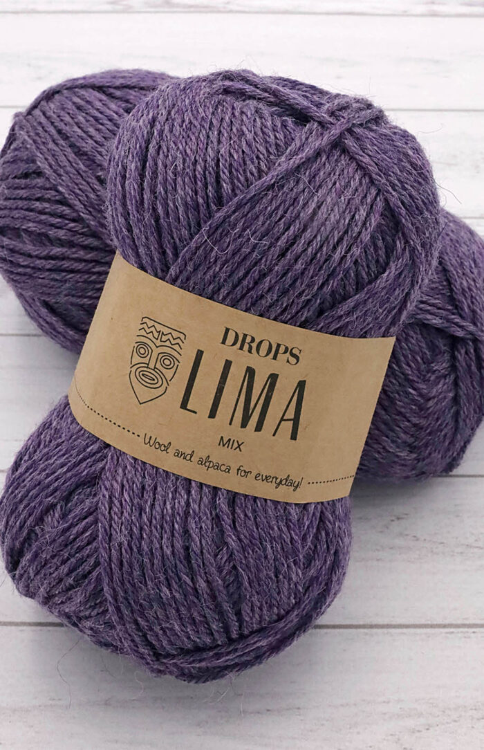 DROPS Lima (4434) mix fioletowy