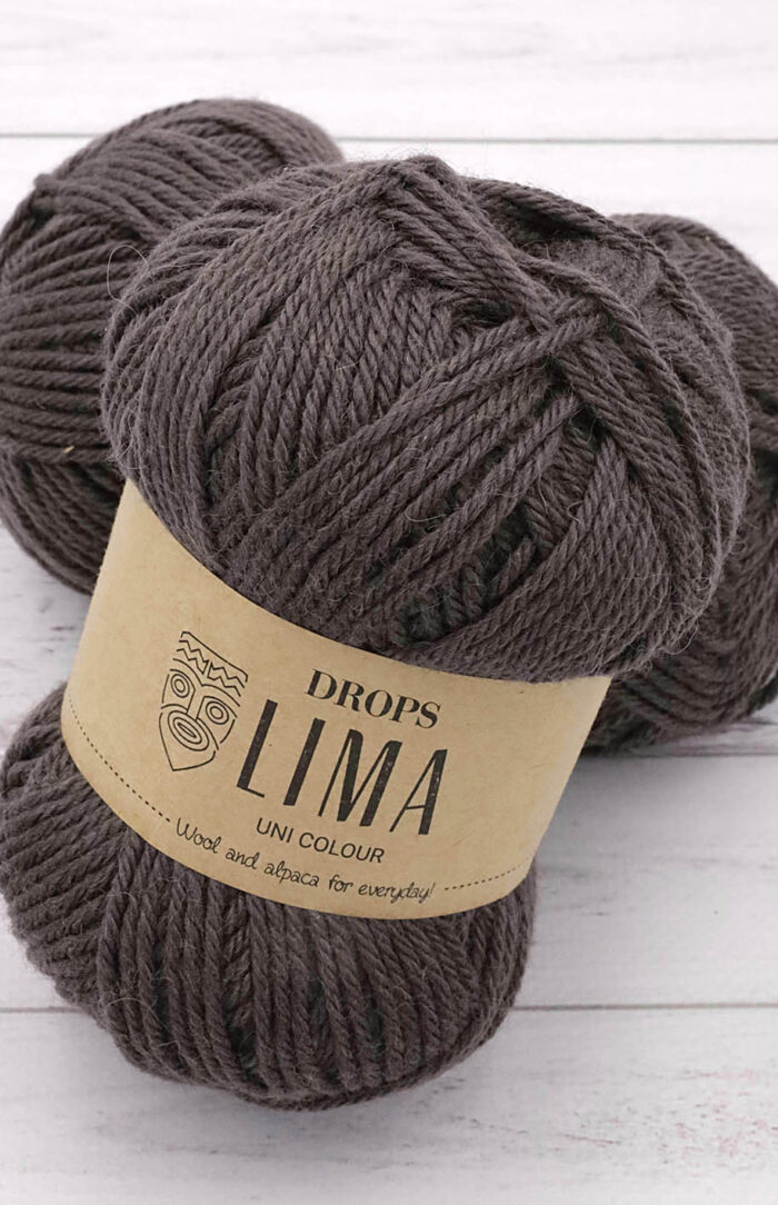 DROPS Lima (5610) szarobrązowy ciemny