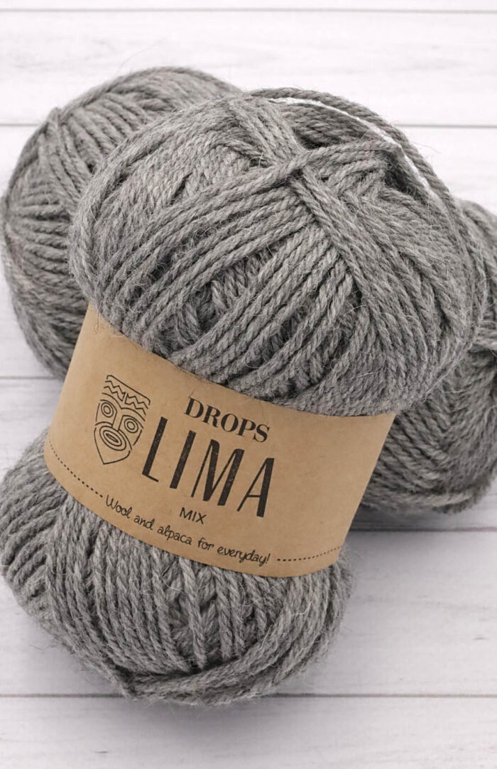 DROPS Lima (9015) mix szary