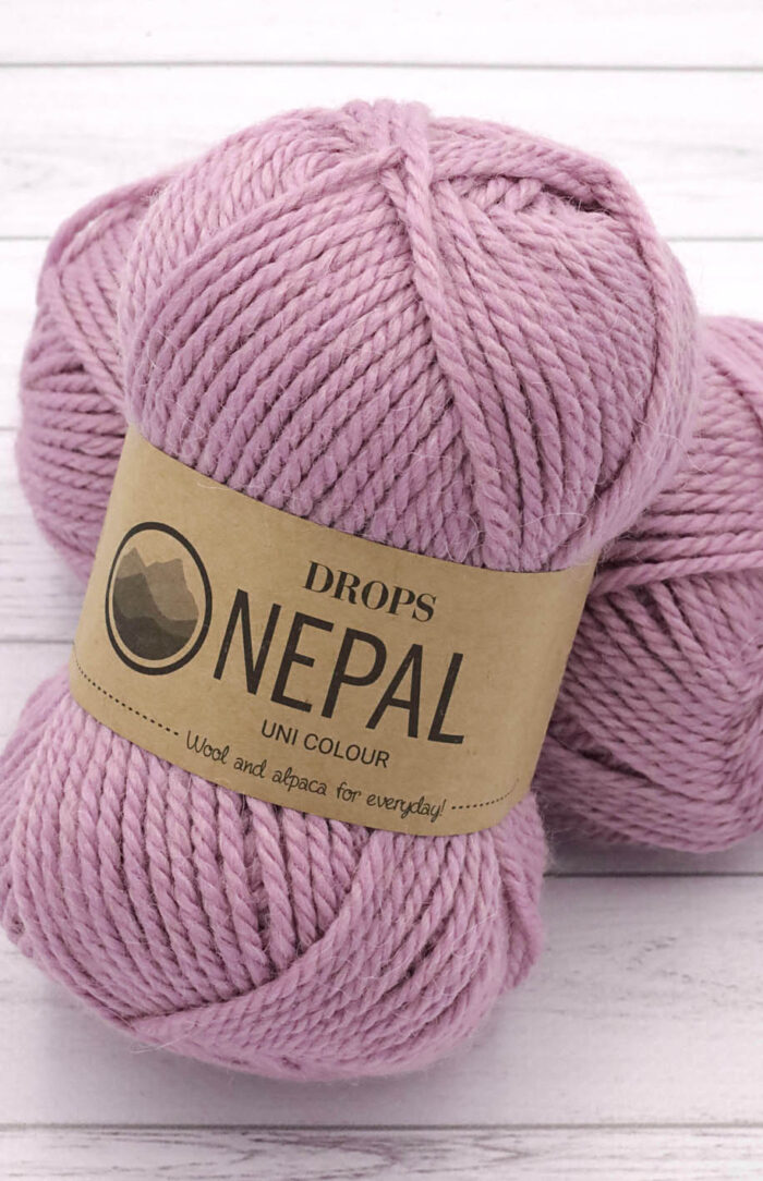 DROPS Nepal (3720) średni róż