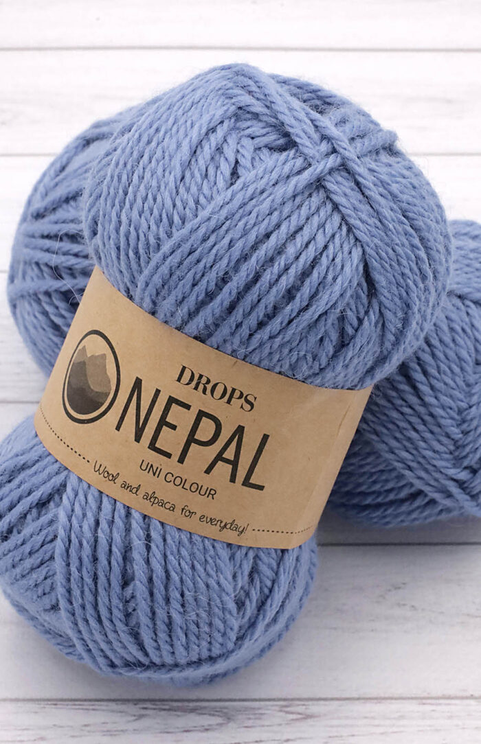 DROPS Nepal (6220) niebieski lód