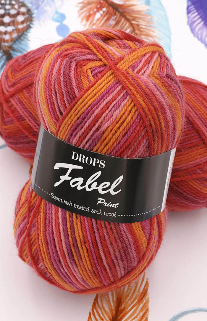 DROPS Fabel Print (310) zachód słońca