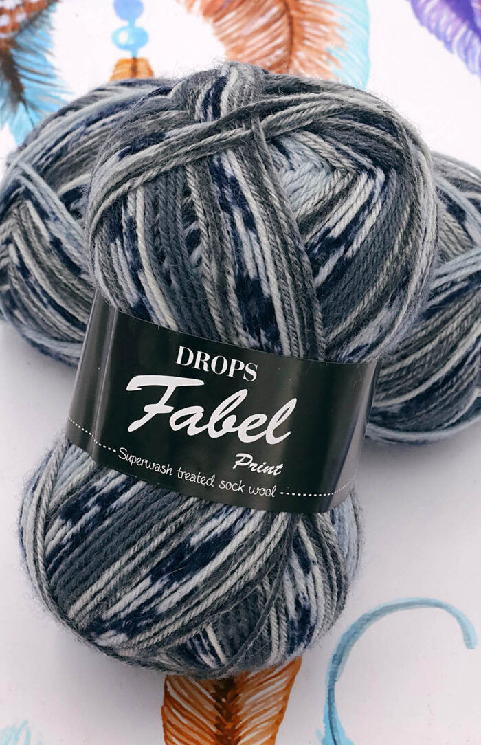 DROPS Fabel Print (913) zima