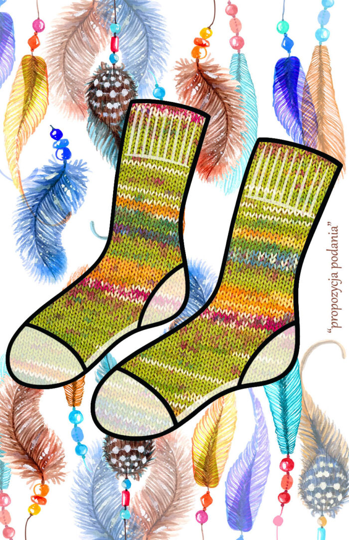 DROPS Fabel Print (151) guacamole - obrazek 2