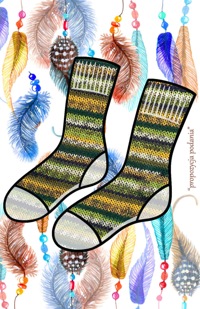 DROPS Fabel Print (542) zielony - obrazek 2