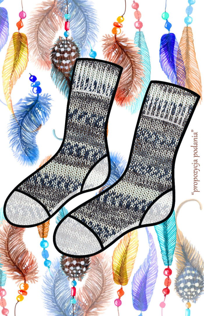 DROPS Fabel Print (913) zima - obrazek 2