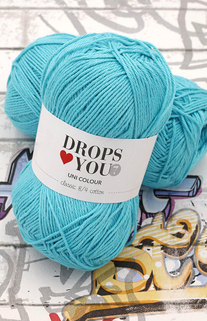 DROPS Loves You 7 (18) turkusowy