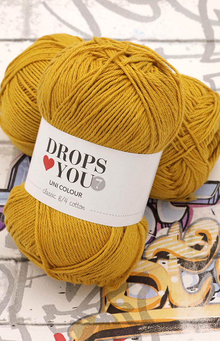 DROPS Loves You 7 (33) złoty żółty