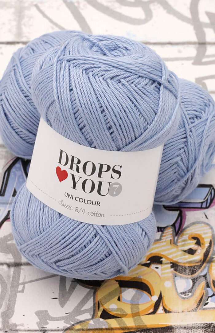 DROPS Loves You 7 (43) jasny dżins