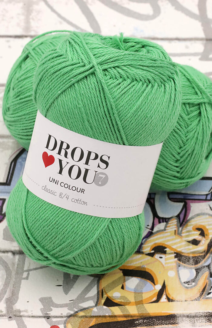 DROPS Loves You 7 (46) papuzia zieleń
