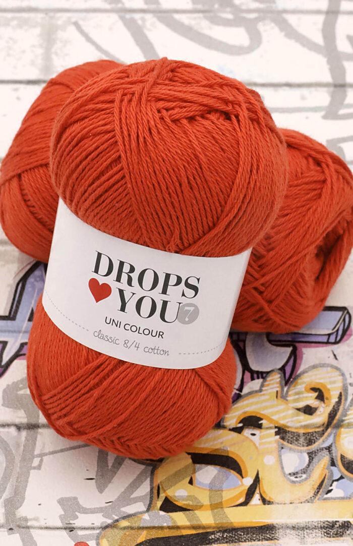 DROPS Loves You 7 (52) intensywna czerwień