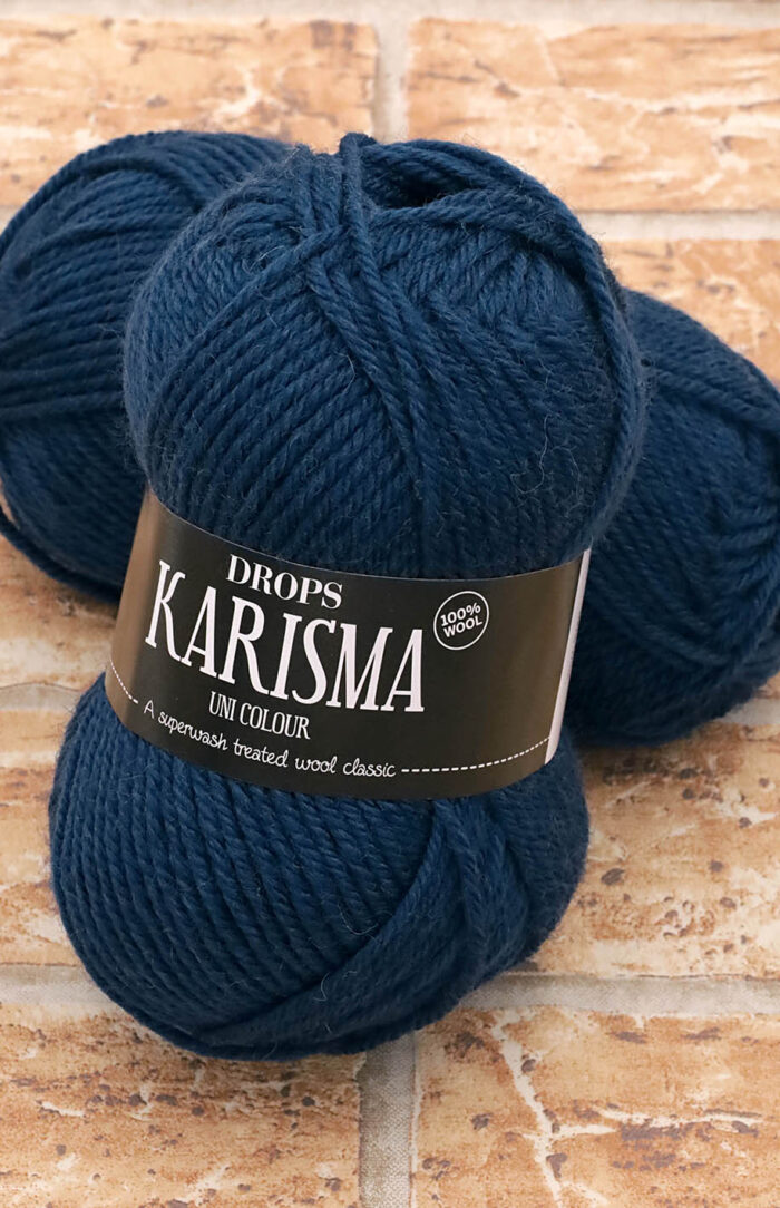 DROPS Karisma (37) niebiesko-szary ciemny