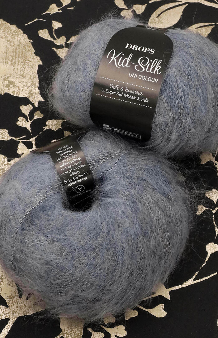 DROPS Kid-Silk (43) niebieski wiatr