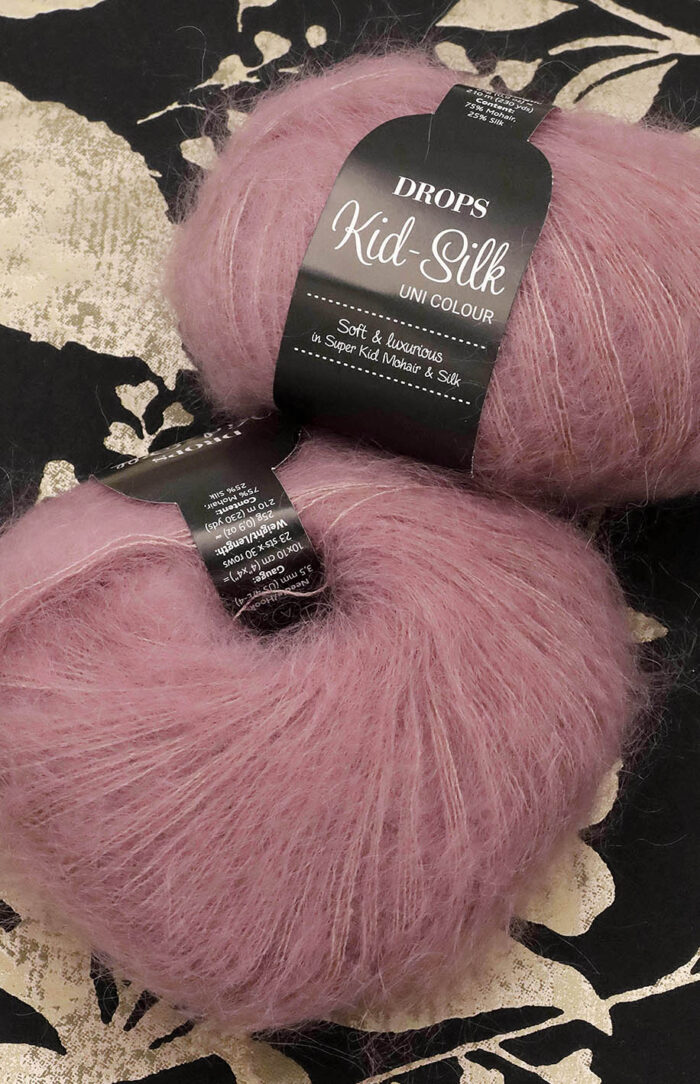 DROPS Kid-Silk (46) wiśniowy sorbet