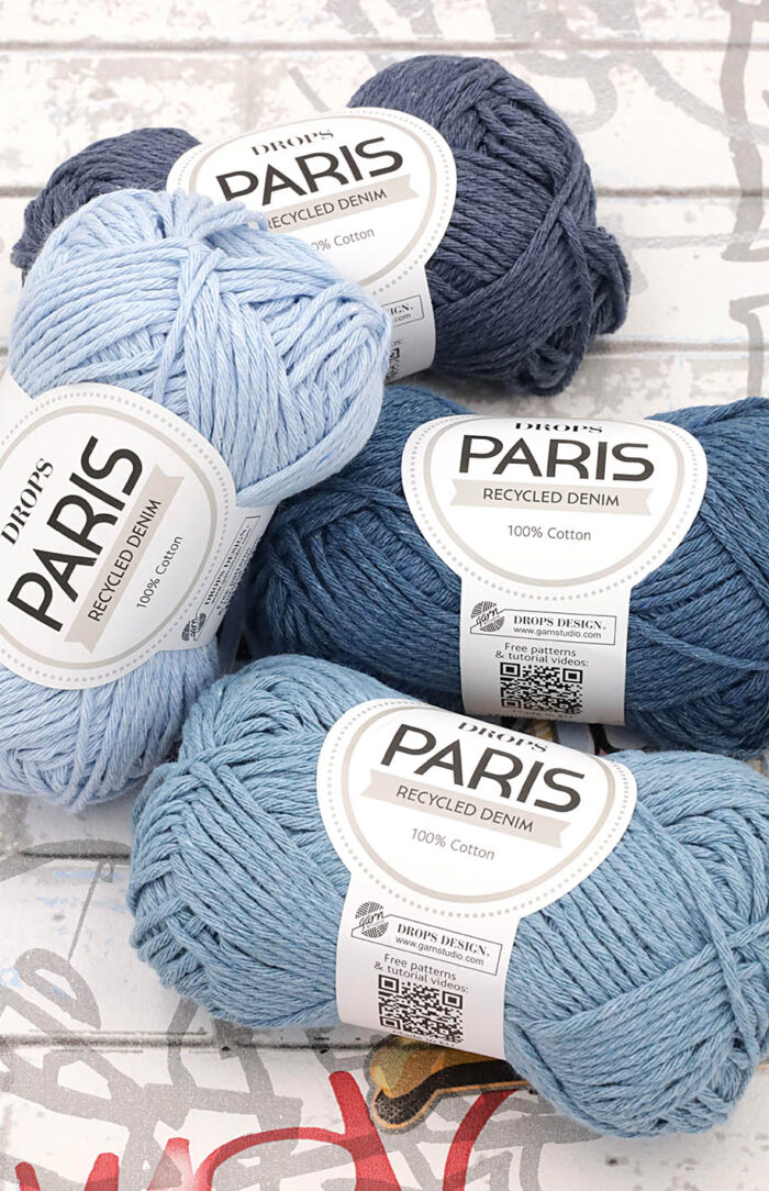 DROPS Paris Recycled Denim (102) spray blue - obrazek 2