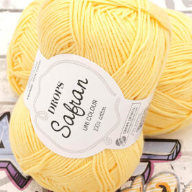 DROPS Safran (10) krem waniliowy