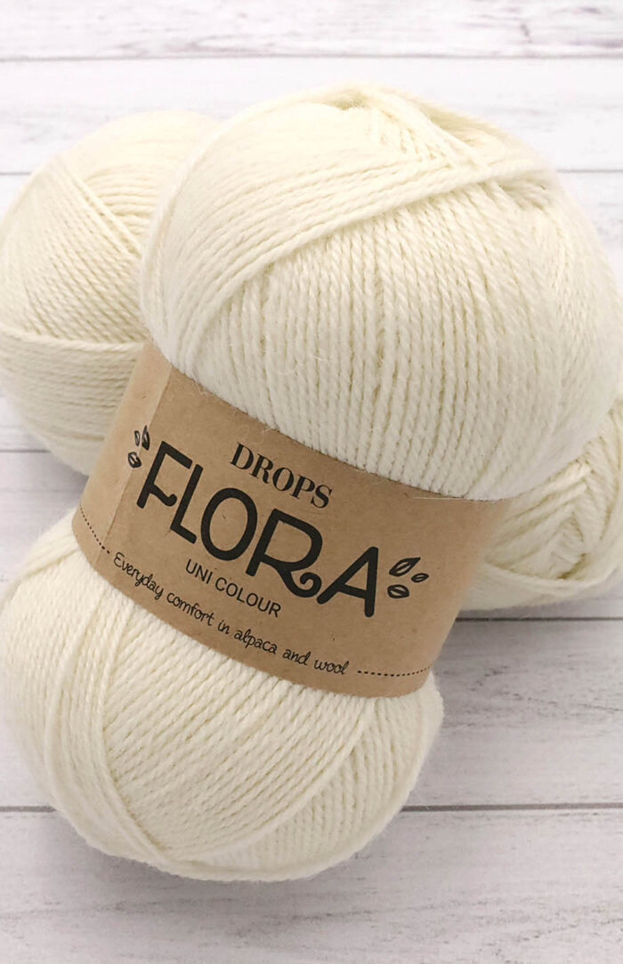 DROPS Flora (01) ecru