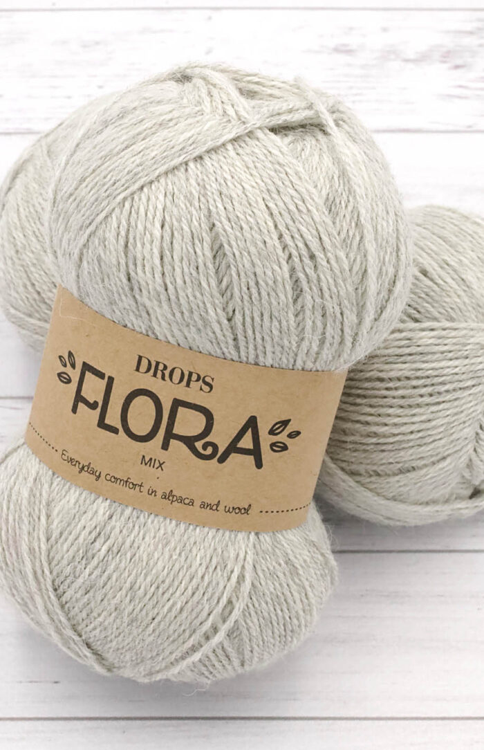 DROPS Flora (03) mix jasny szary