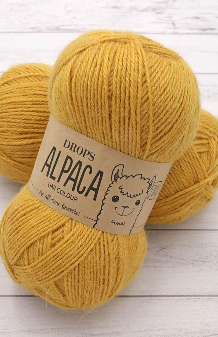 DROPS Alpaca (2923) złoty żółty