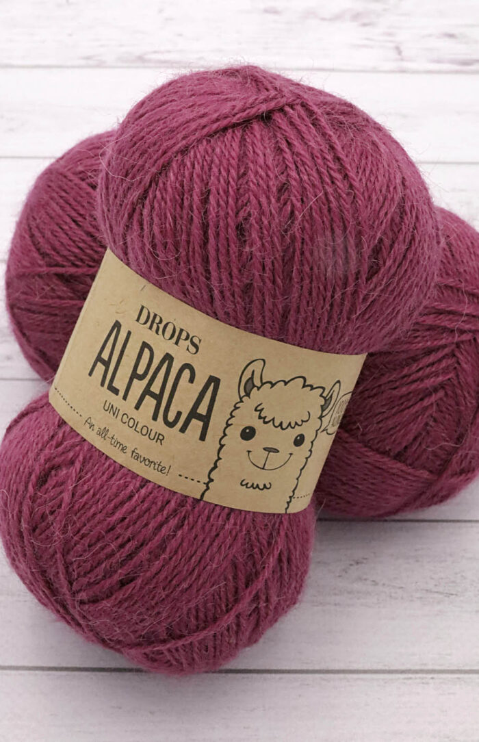 DROPS Alpaca (3770) malinowy róż