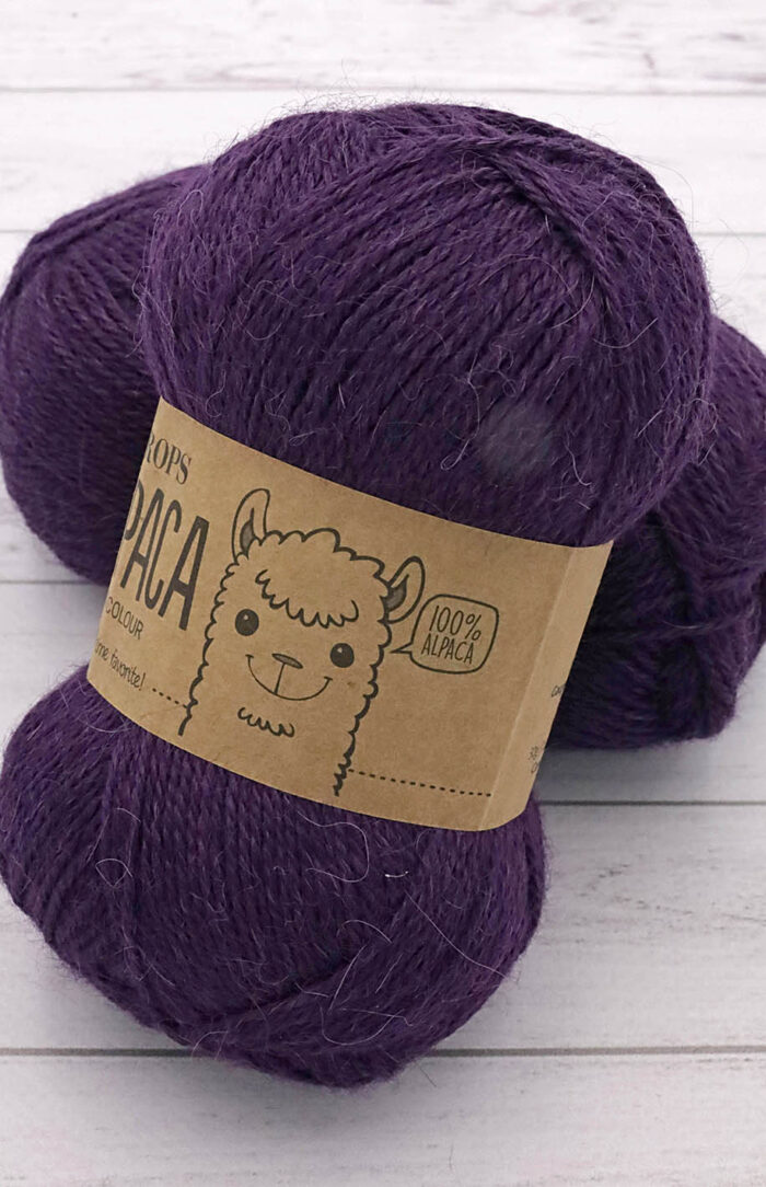 DROPS Alpaca (4400) ciemnofioletowy