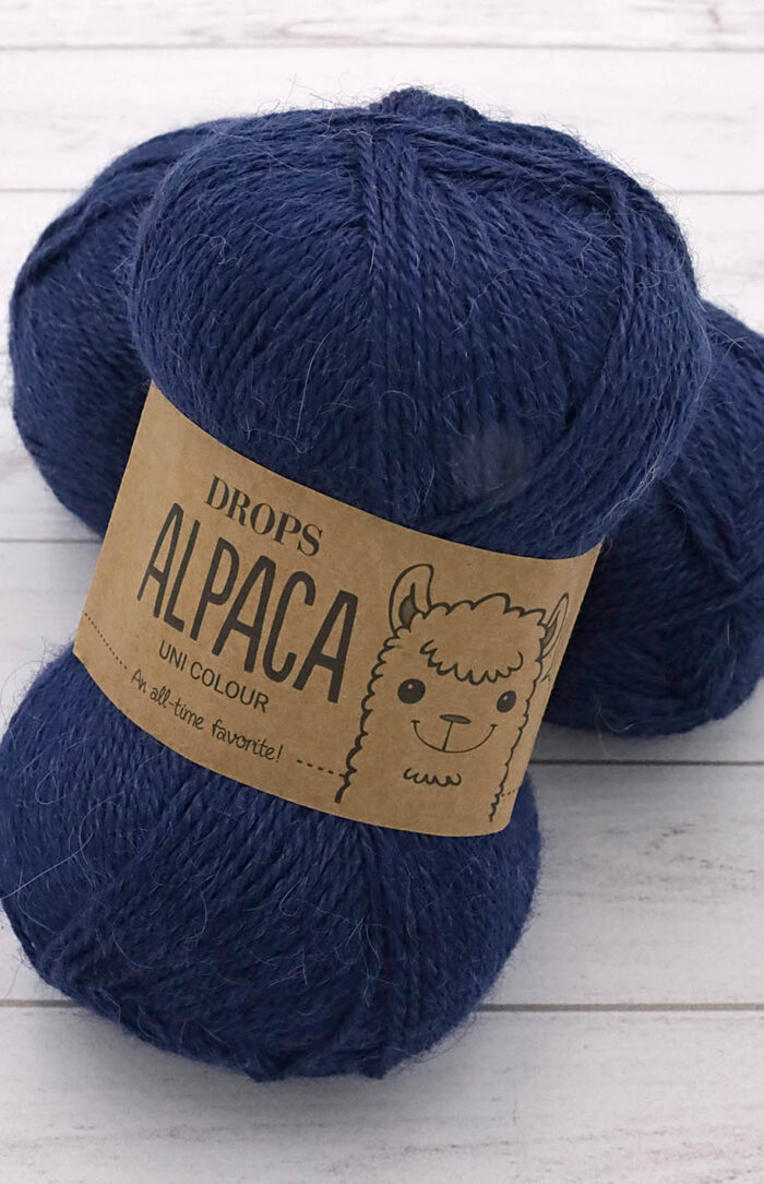 DROPS Alpaca (5575) granatowy